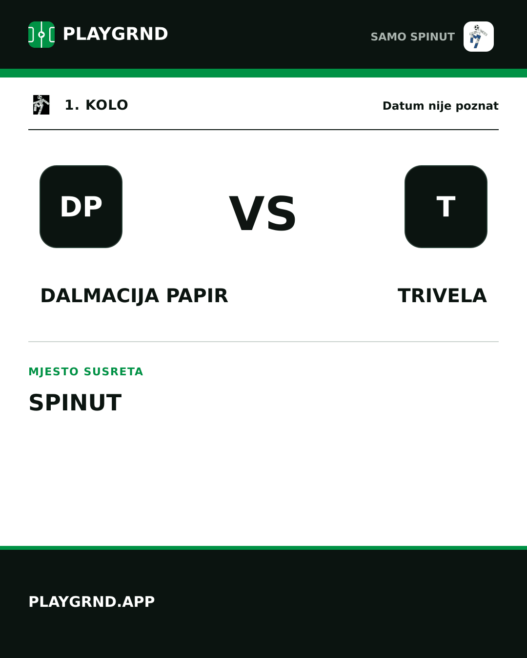 Instagram slika: Dalmacija Papir vs Trivela