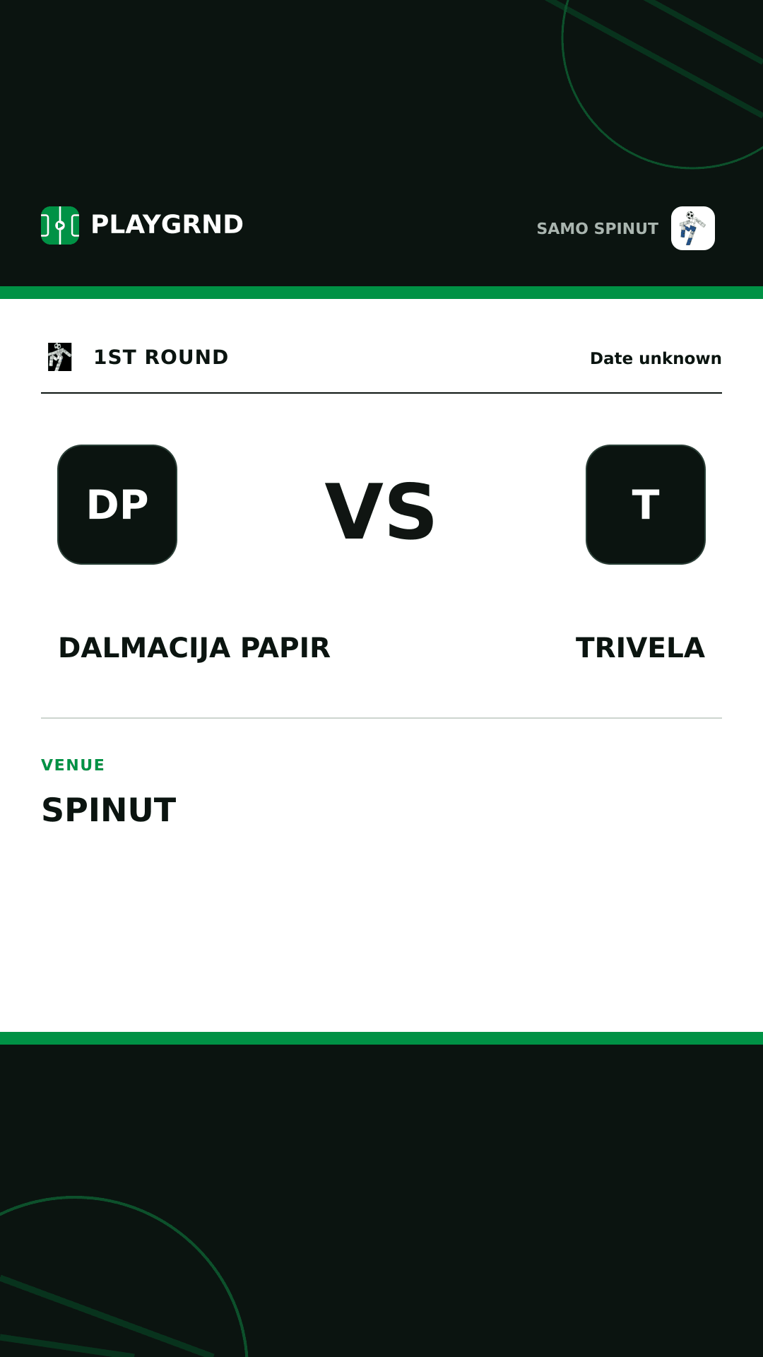 Instagram artwork: Dalmacija Papir vs Trivela
