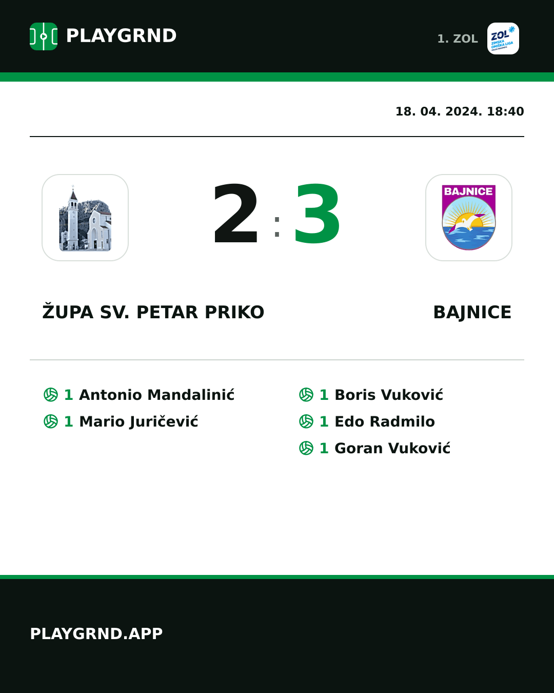 Instagram slika: Župa Sv. Petar Priko 2:3 Bajnice