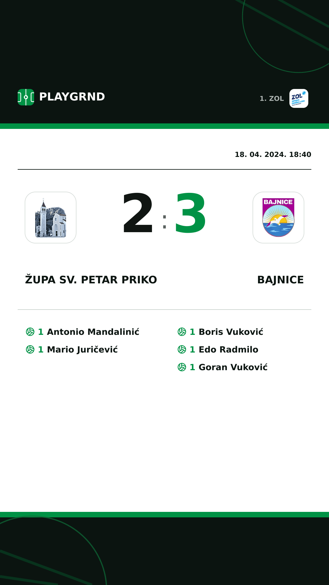 Instagram slika: Župa Sv. Petar Priko 2:3 Bajnice