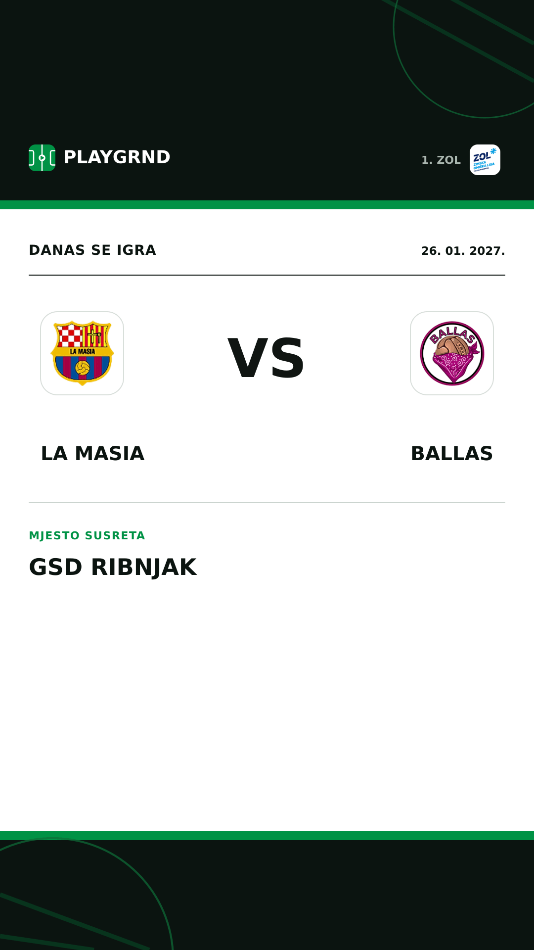 Instagram slika: La Masia vs Ballas