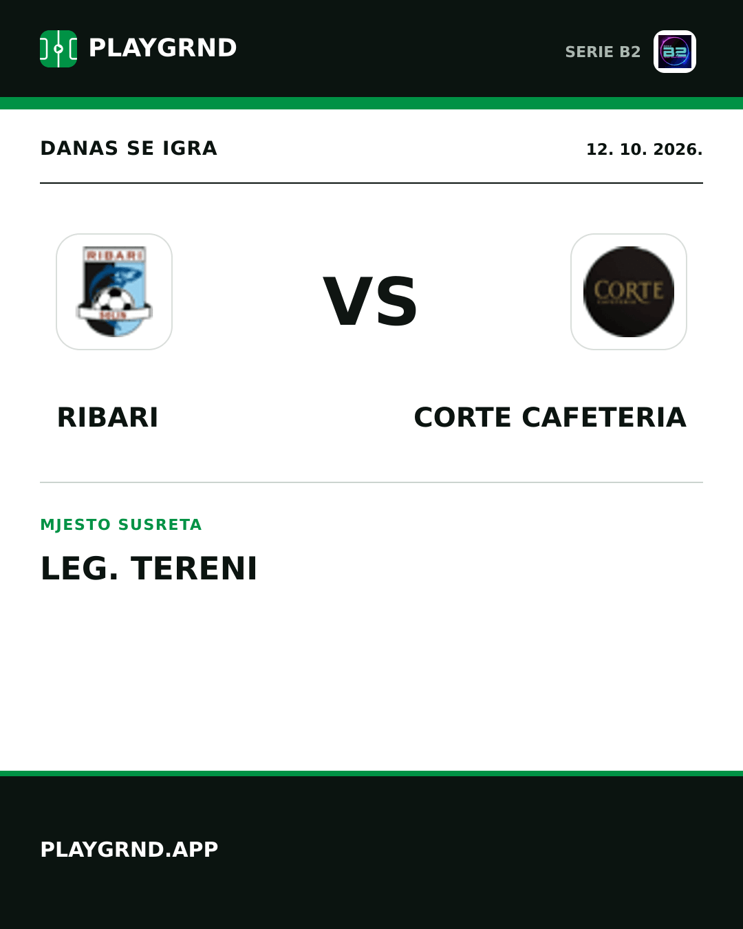 Instagram slika: Ribari vs Corte Cafeteria