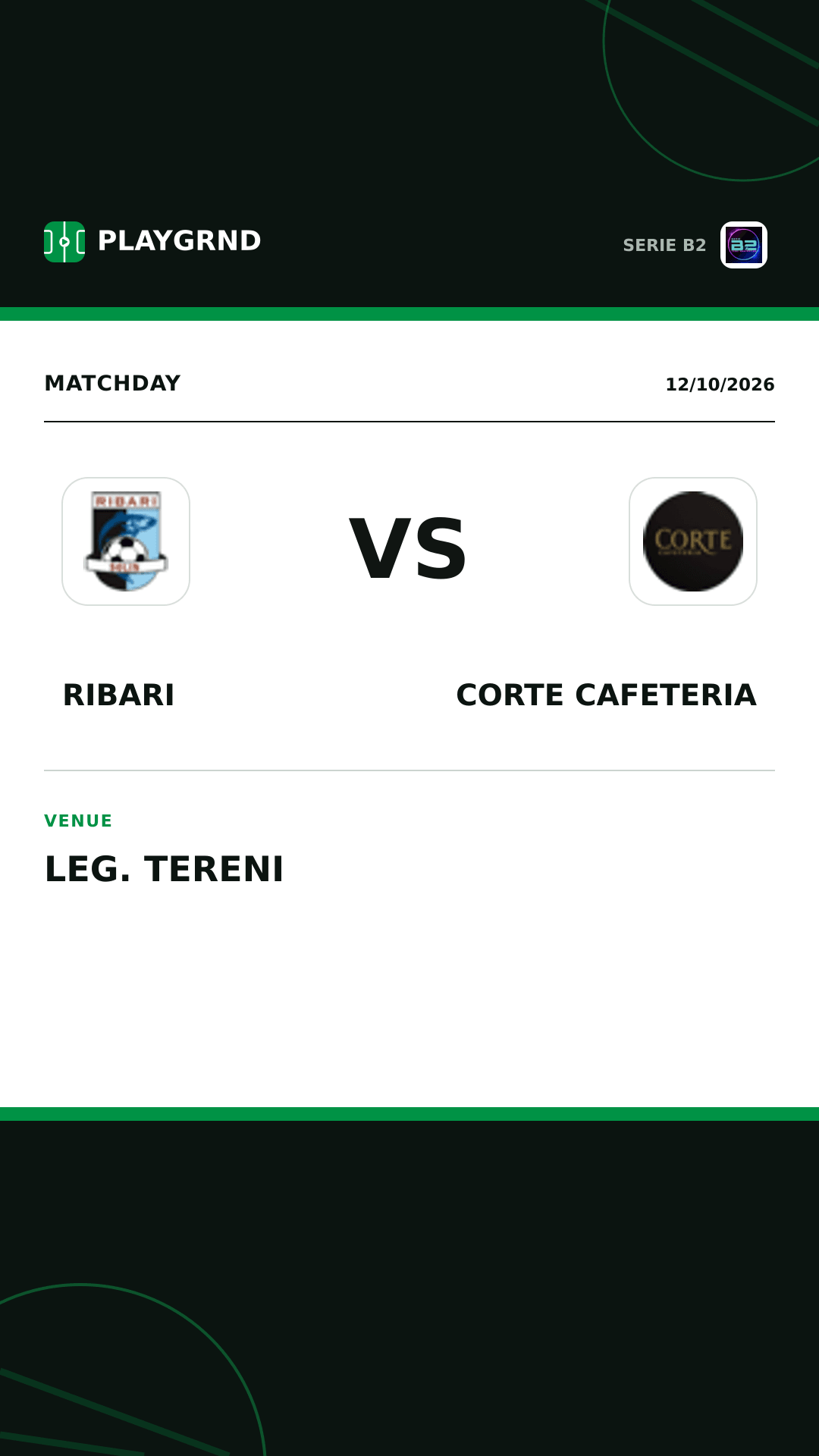Instagram artwork: Ribari vs Corte Cafeteria