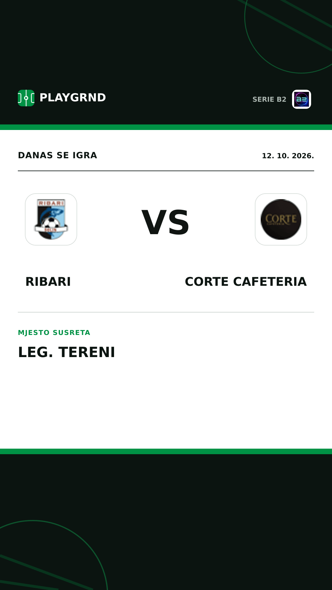 Instagram slika: Ribari vs Corte Cafeteria