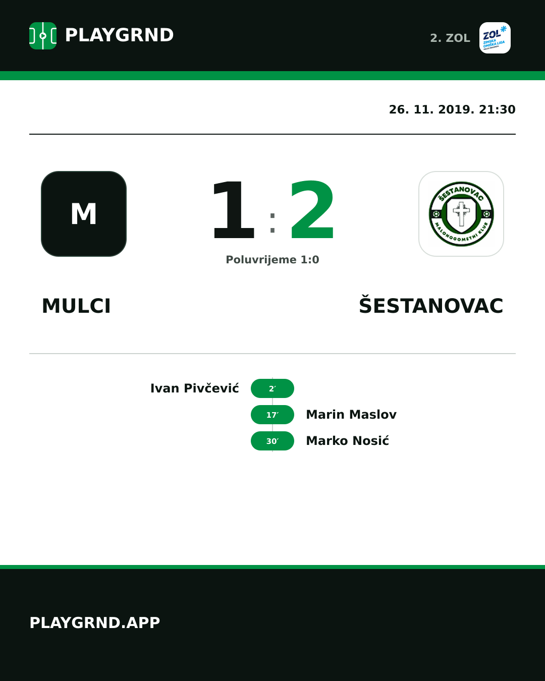 Instagram slika: Mulci 1:2 Šestanovac