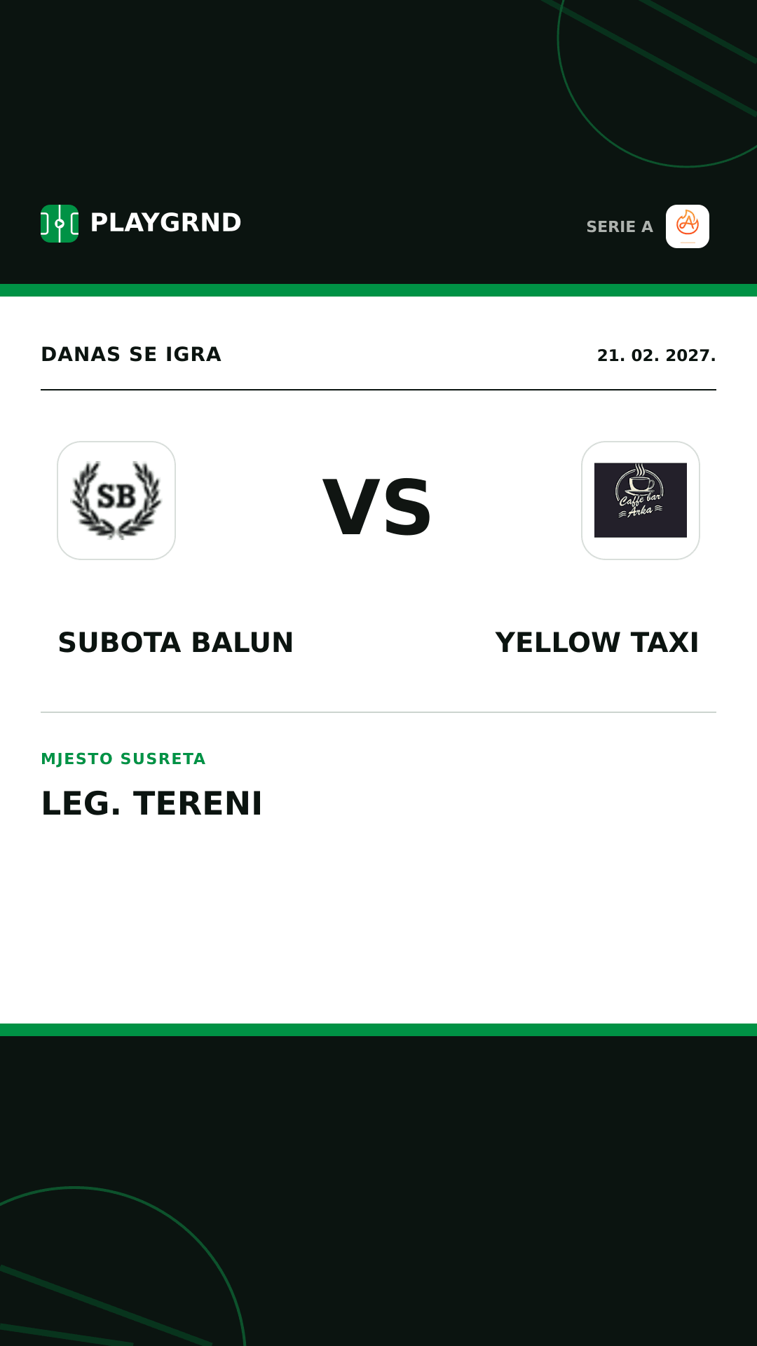 Instagram slika: Subota Balun vs Yellow Taxi