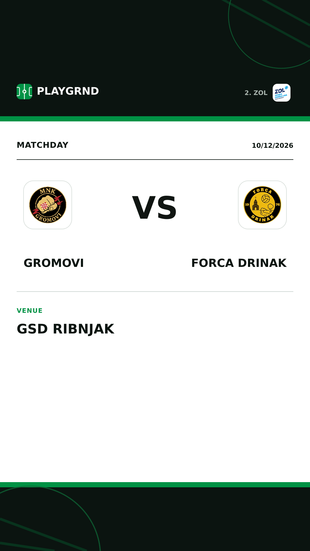 Instagram artwork: Gromovi vs Forca Drinak