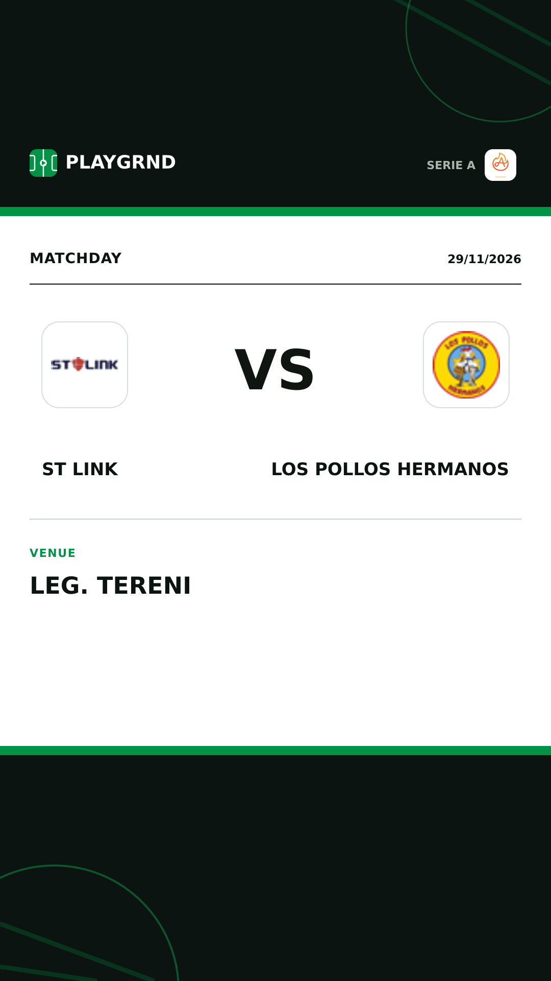 Instagram artwork: ST Link vs Los Pollos Hermanos