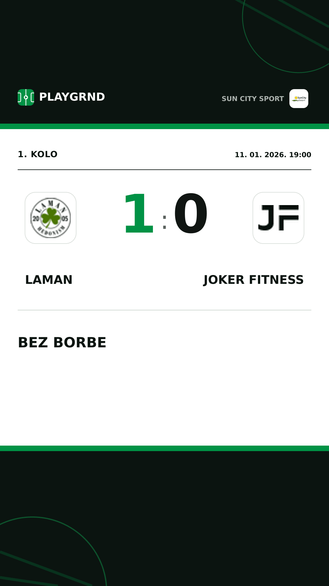 Instagram slika: Laman 1:0 Joker Fitness