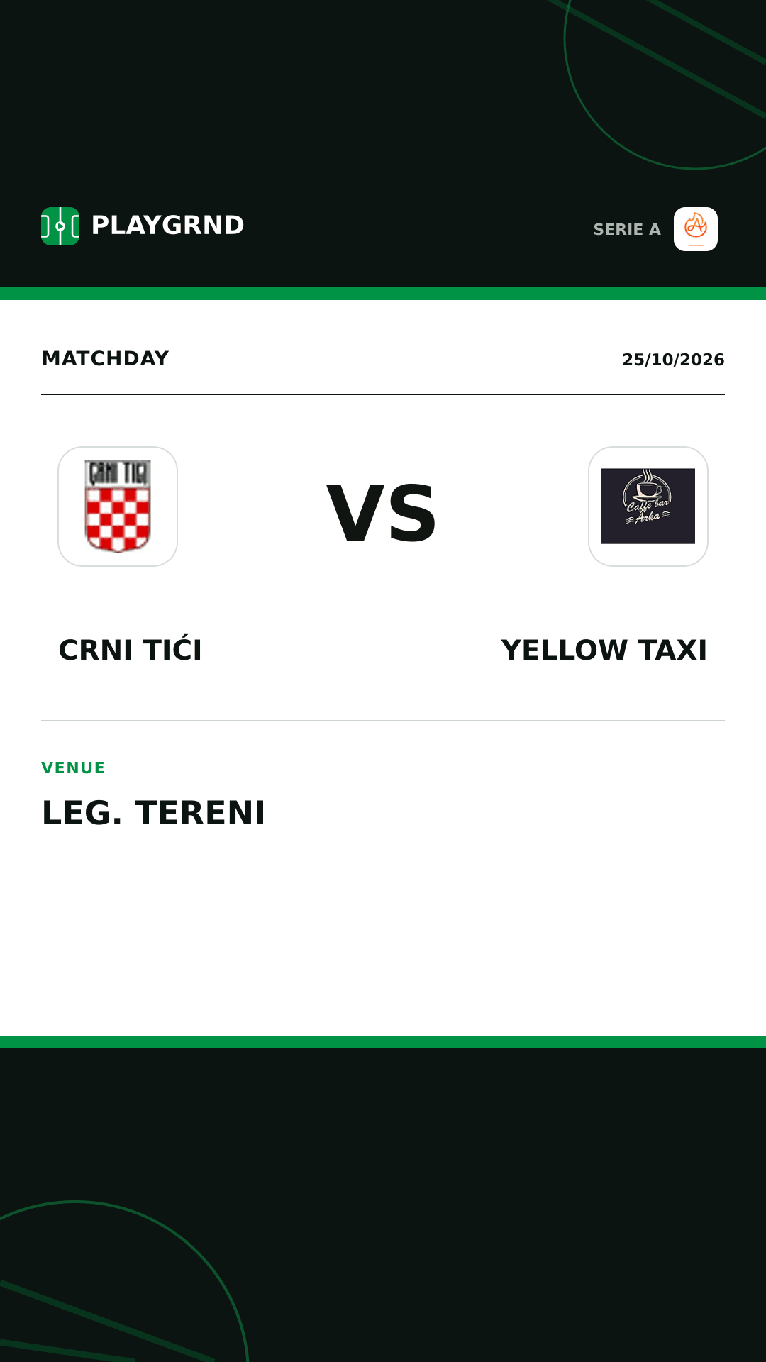 Instagram artwork: Crni Tići vs Yellow Taxi