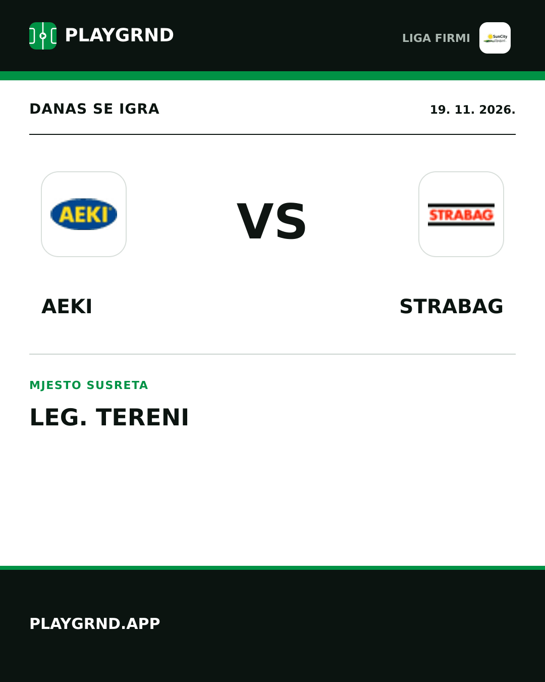Instagram slika: AEKI vs Strabag