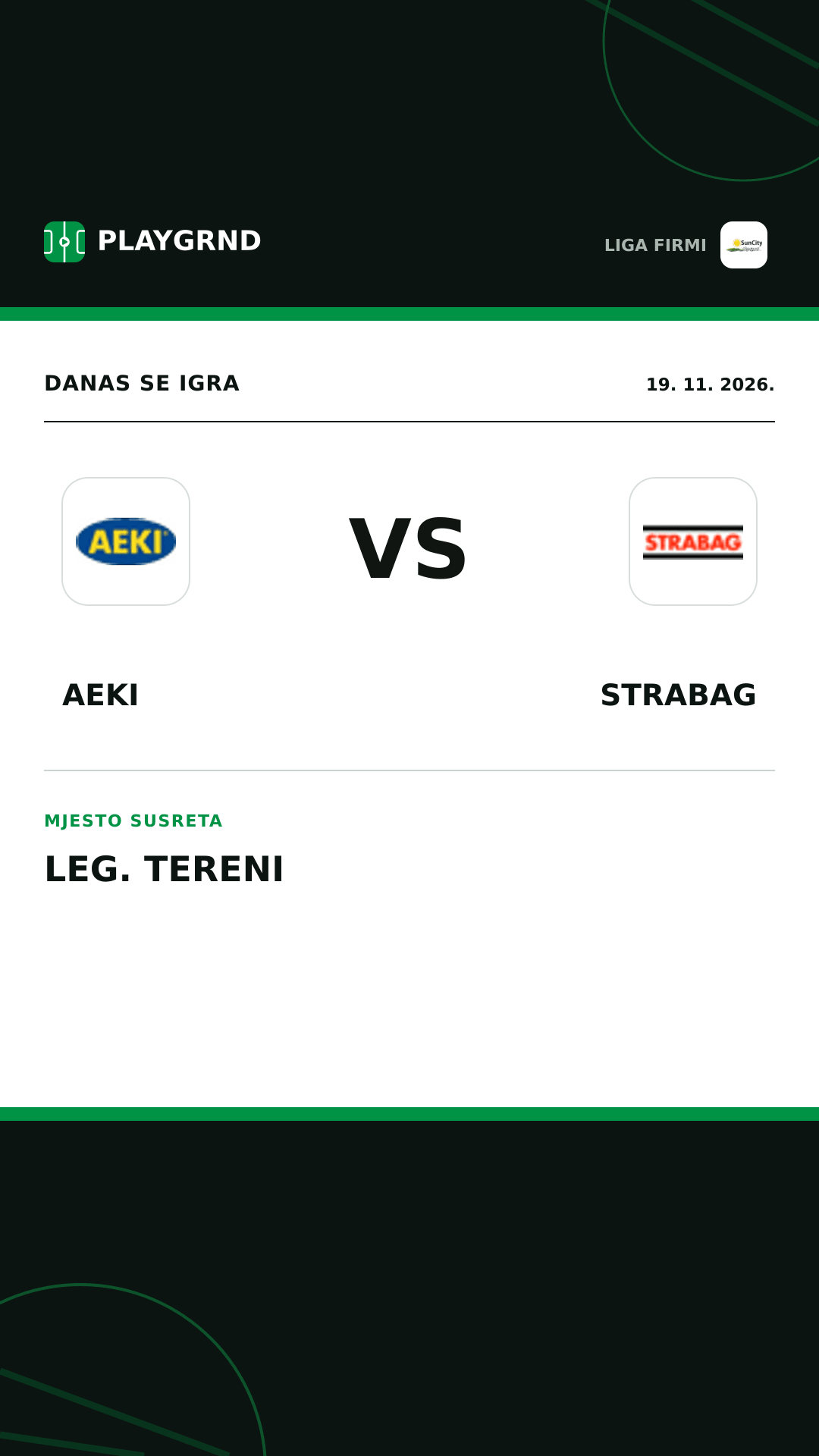 Instagram slika: AEKI vs Strabag
