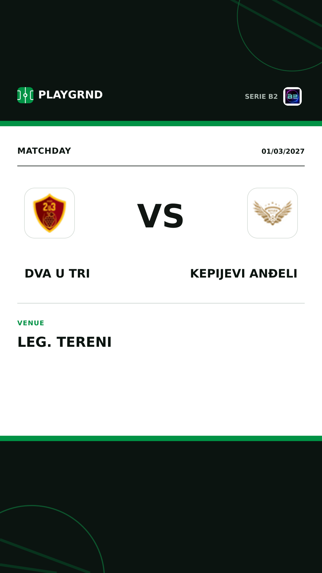 Instagram artwork: Dva U Tri vs Kepijevi Anđeli