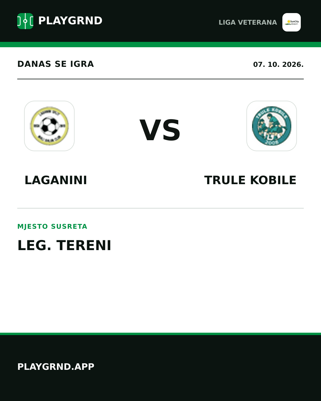 Instagram slika: Laganini vs Trule Kobile
