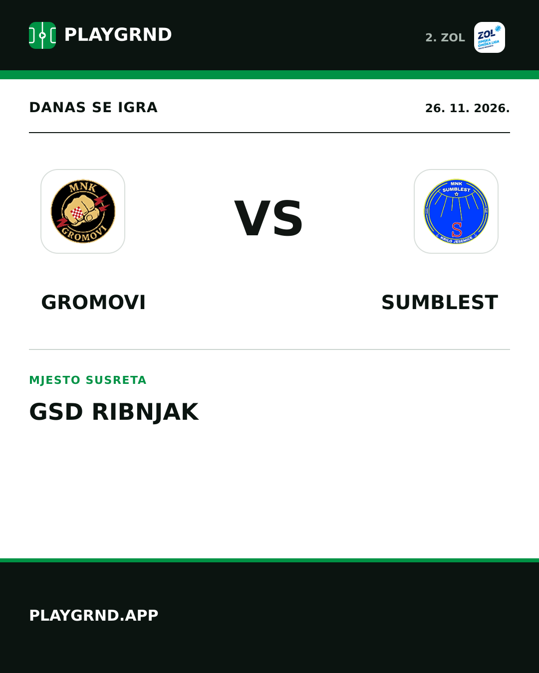 Instagram slika: Gromovi vs Sumblest