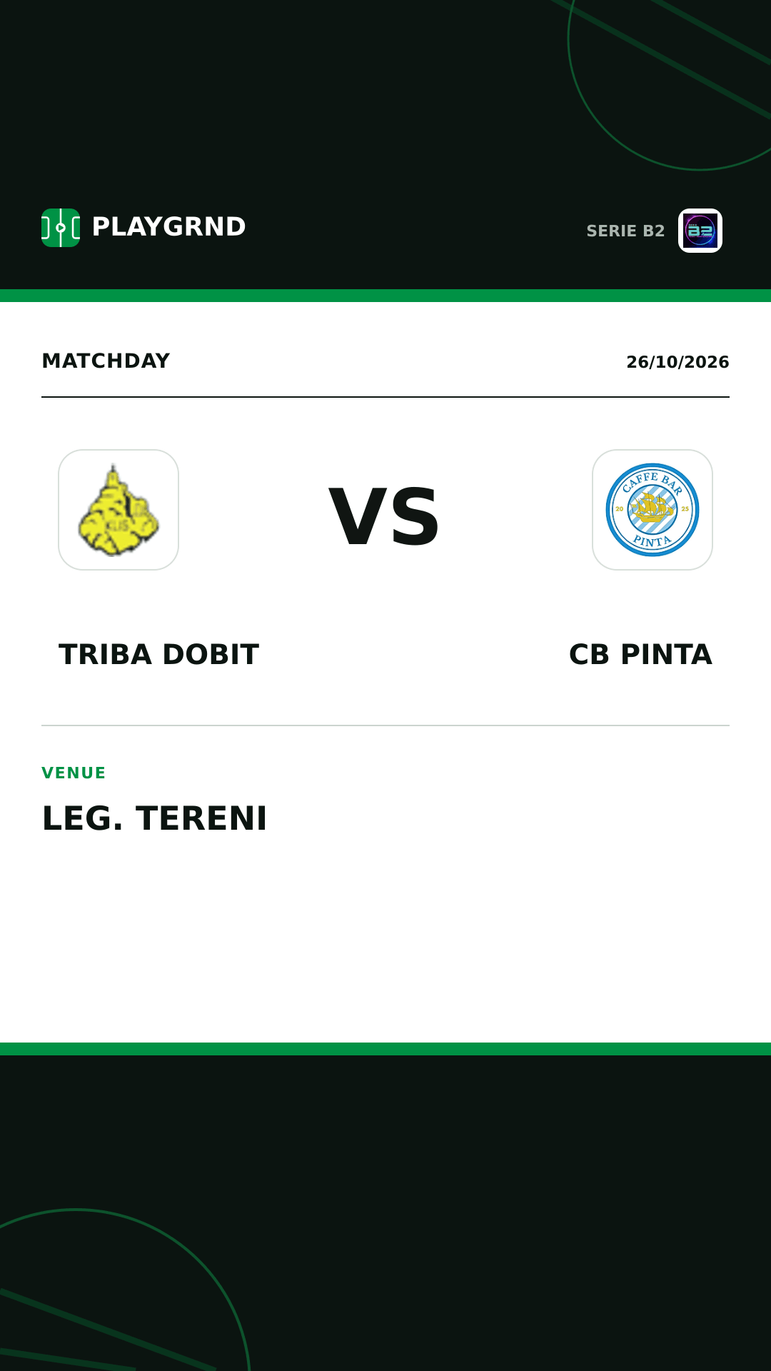 Instagram artwork: Triba Dobit vs CB Pinta