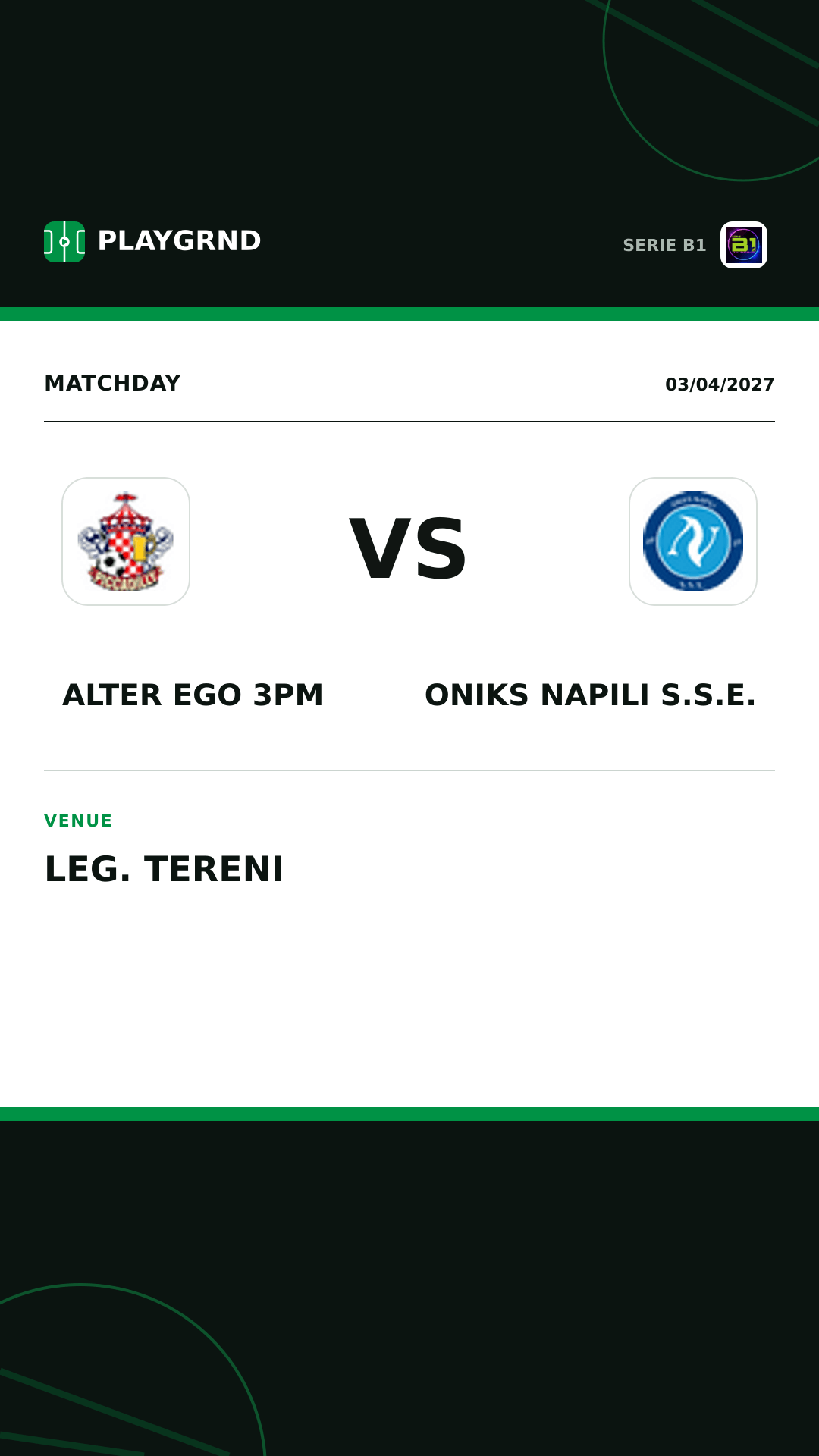Instagram artwork: Alter Ego 3PM vs Oniks Napili S.S.E.
