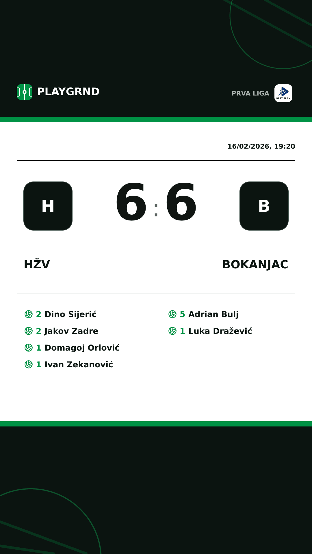 Instagram artwork: HŽV 6:6 Bokanjac