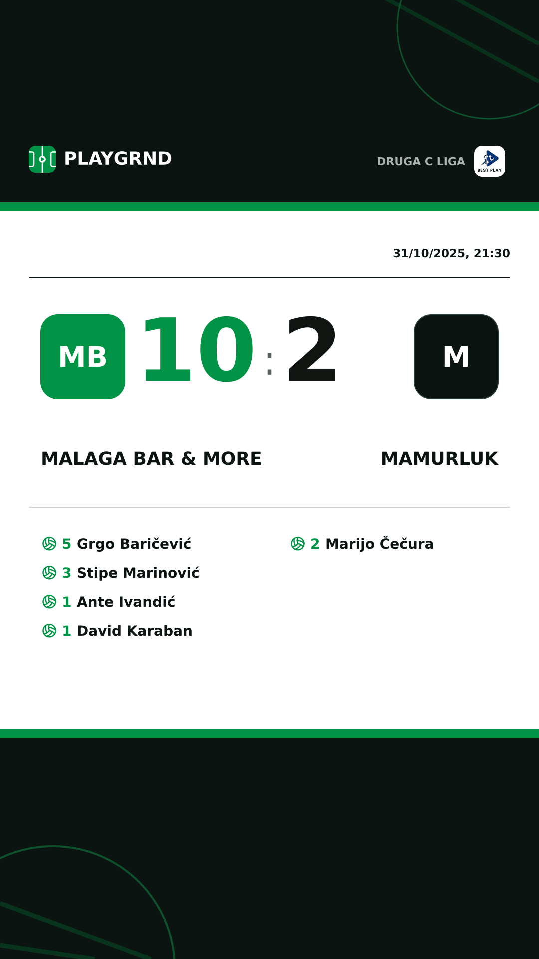 Instagram artwork: Malaga Bar & More 10:2 Mamurluk