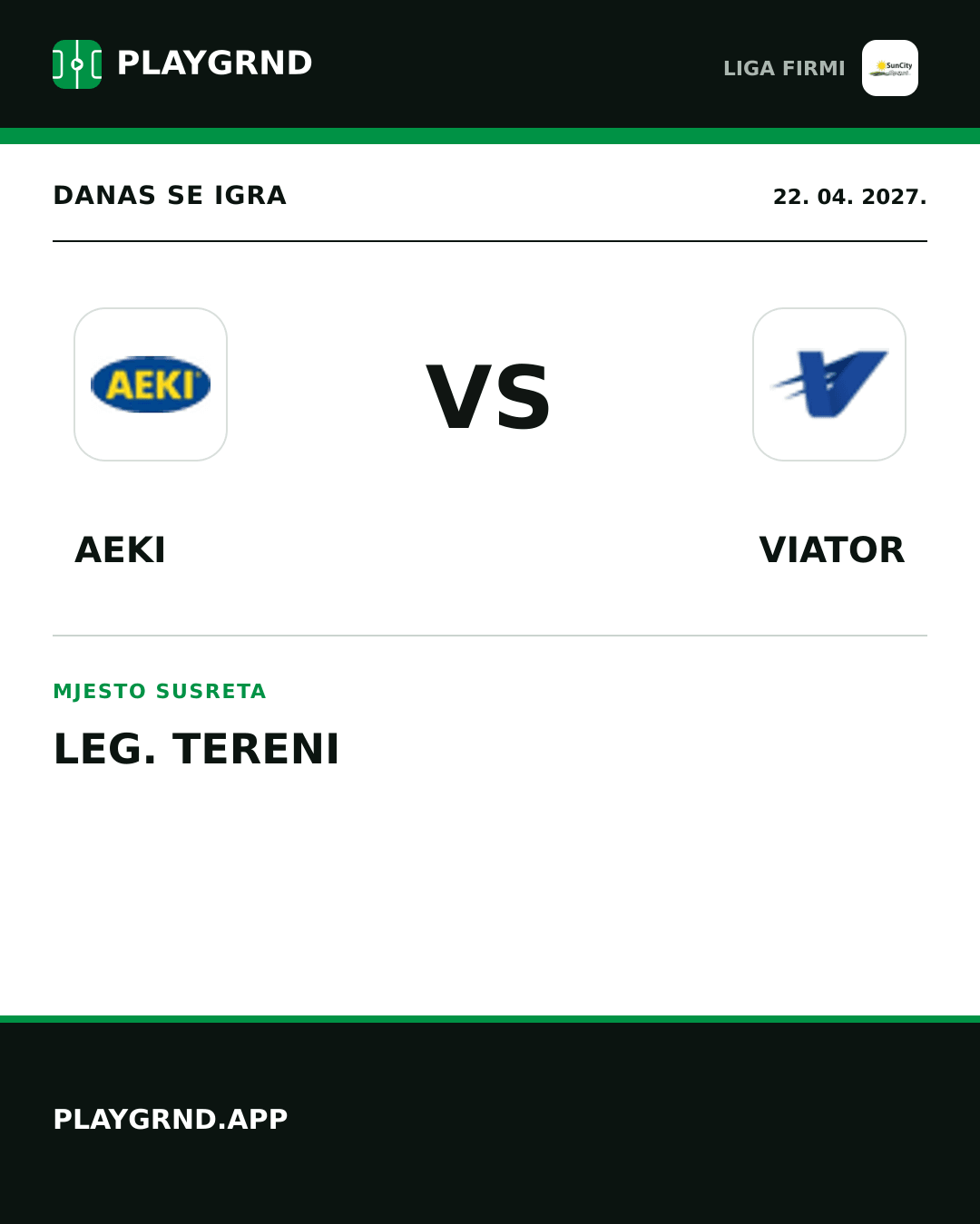 Instagram slika: AEKI vs Viator