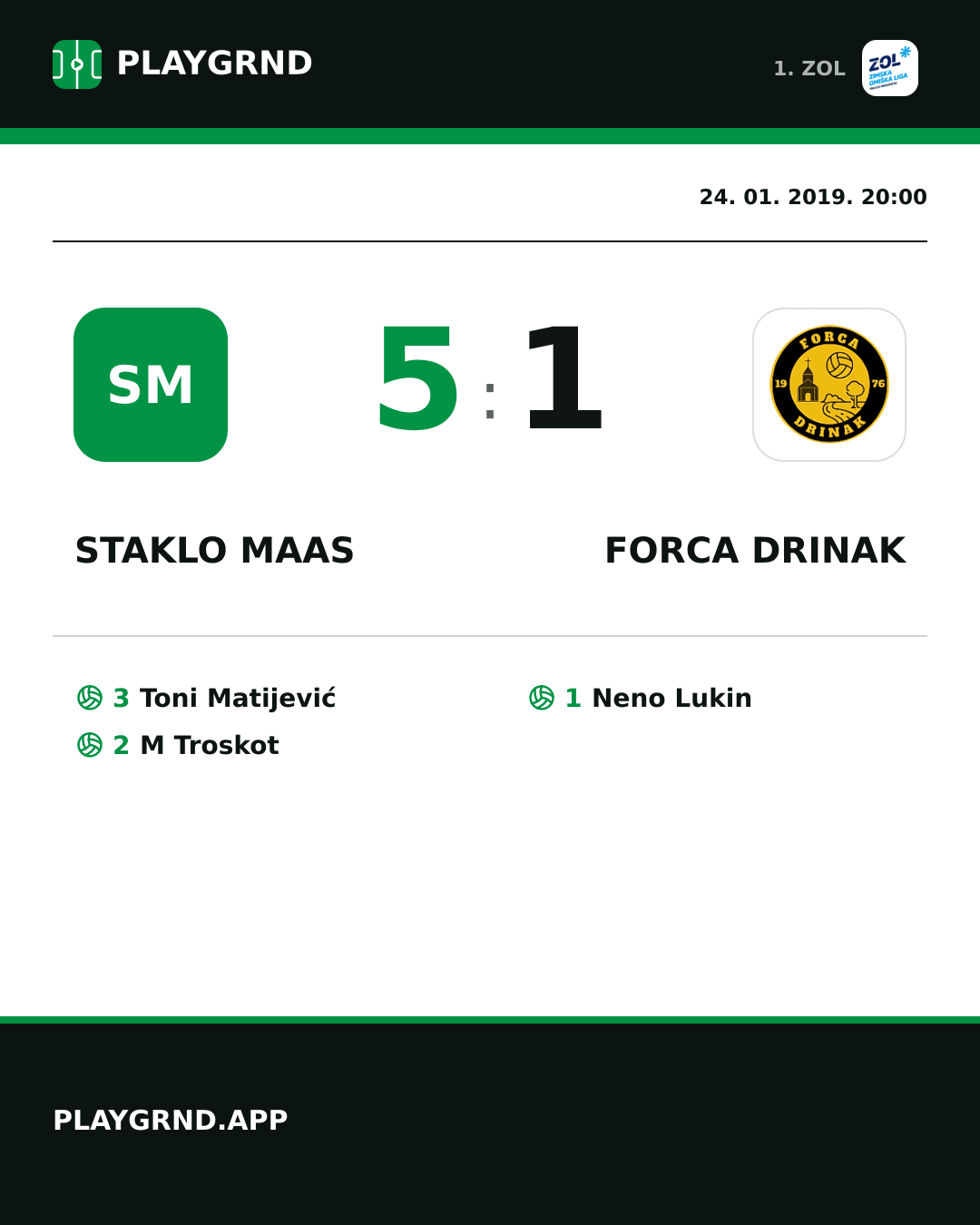 Instagram slika: Staklo Maas 5:1 Forca Drinak