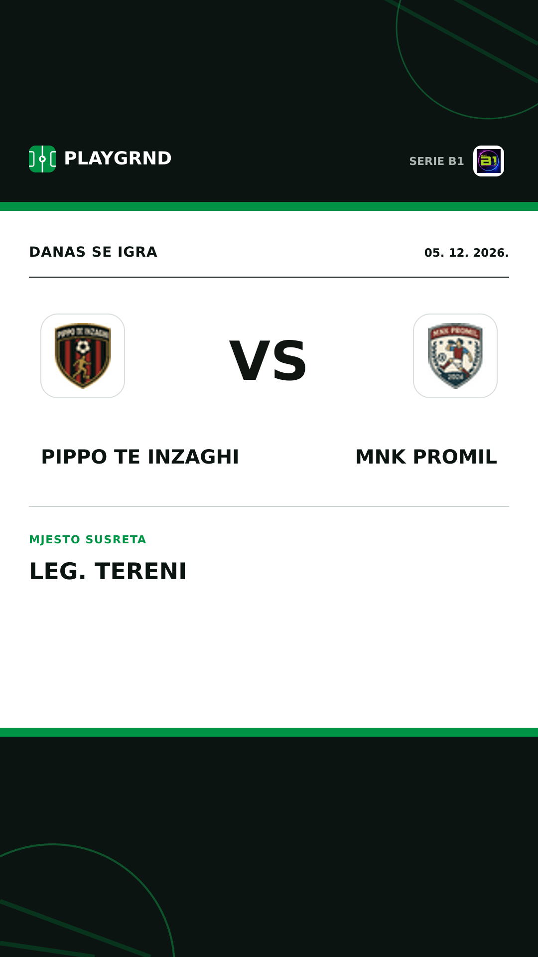 Instagram slika: Pippo TE Inzaghi vs Mnk Promil