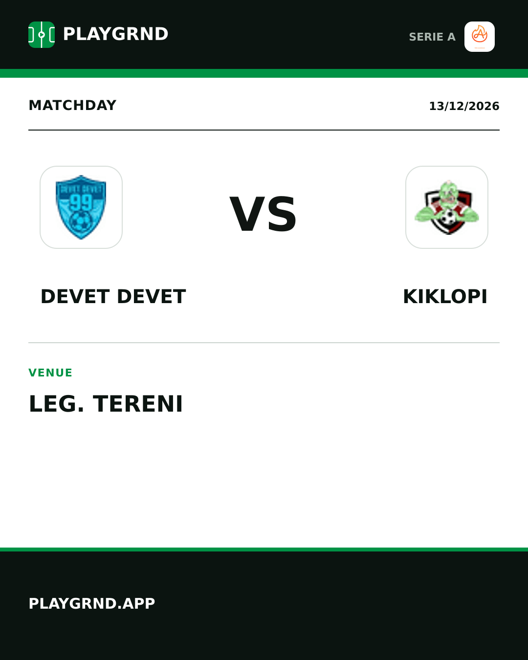 Instagram artwork: Devet Devet vs Kiklopi