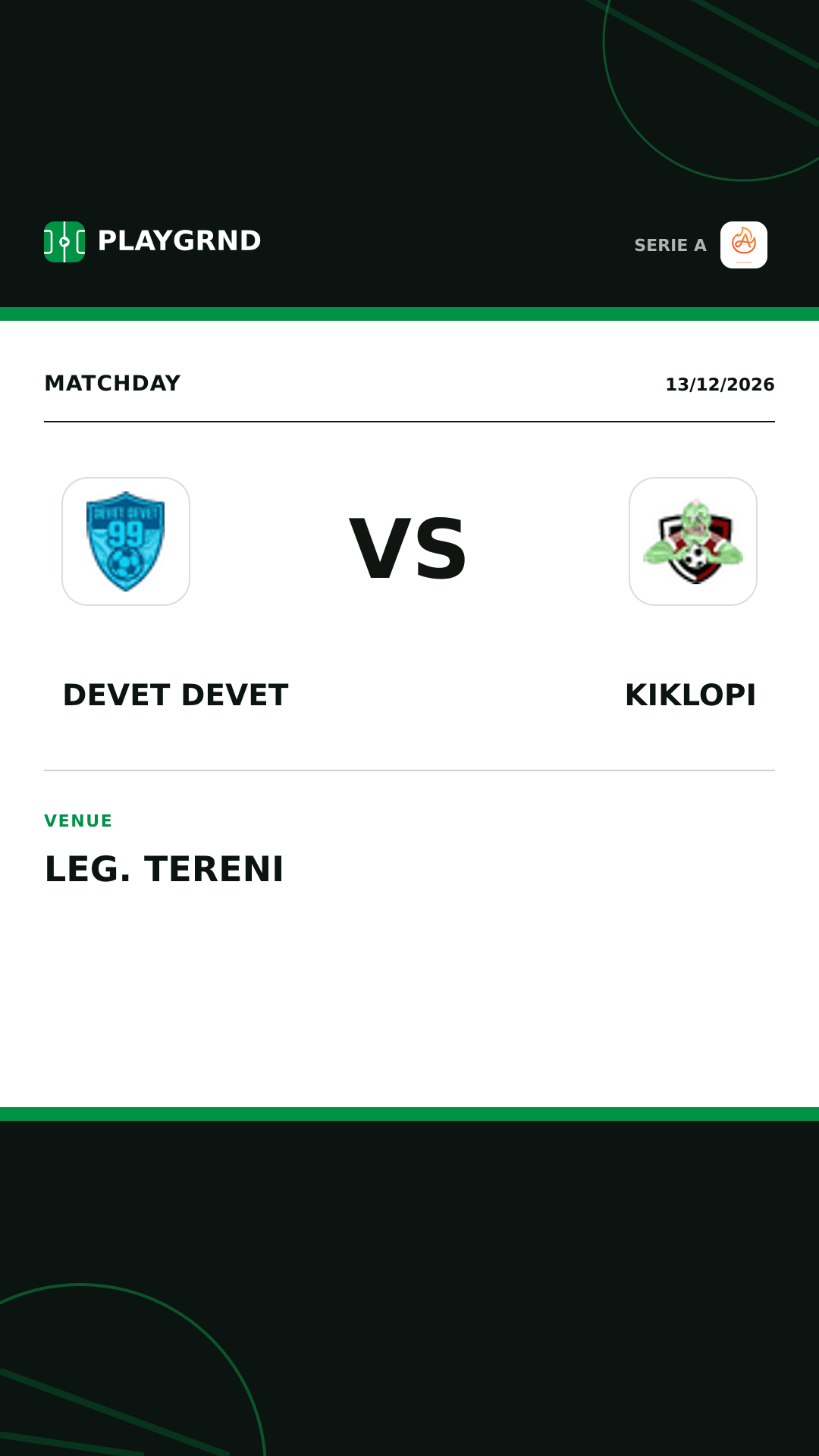 Instagram artwork: Devet Devet vs Kiklopi