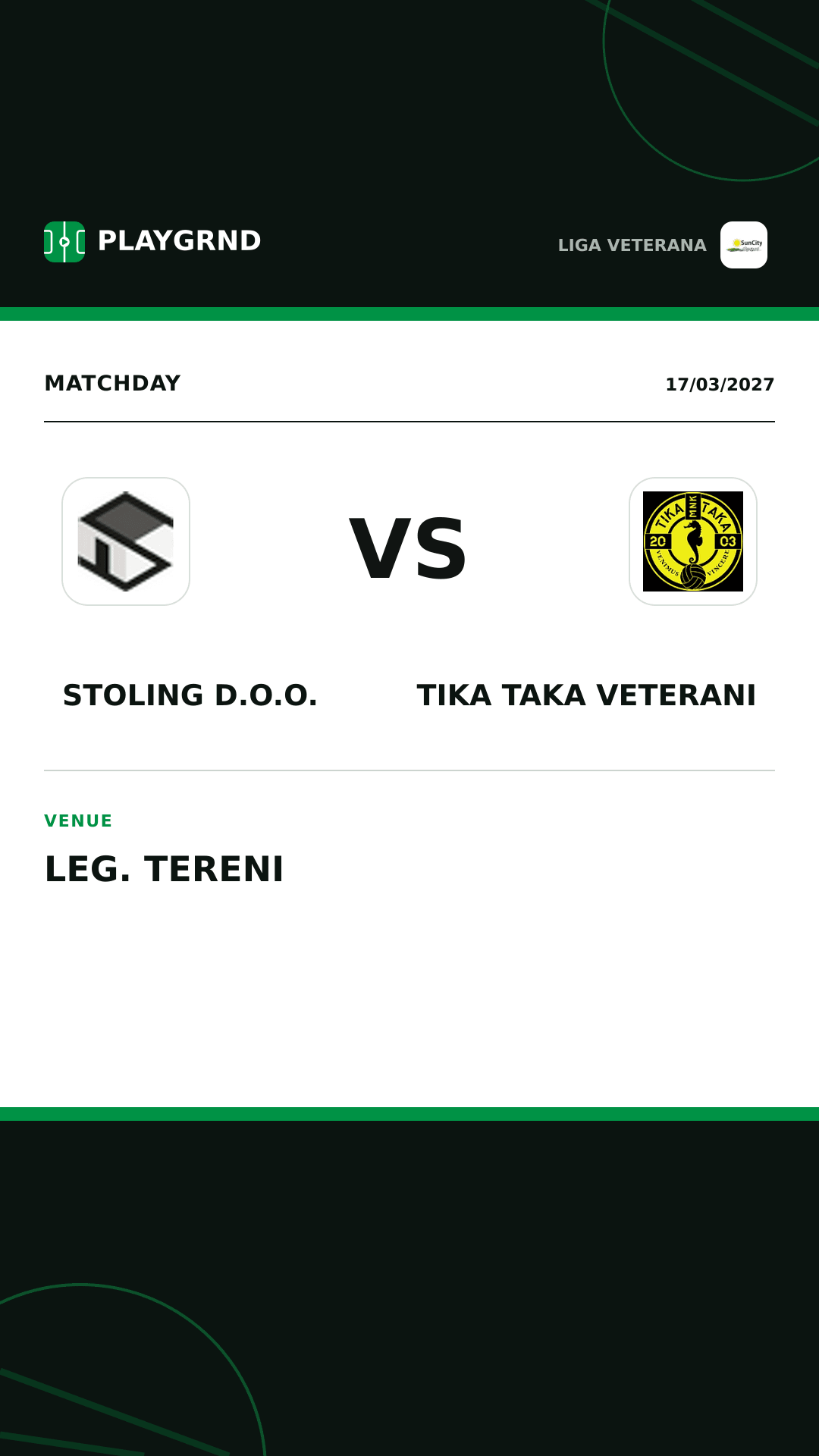 Instagram artwork: Stoling D.O.O. vs Tika Taka Veterani