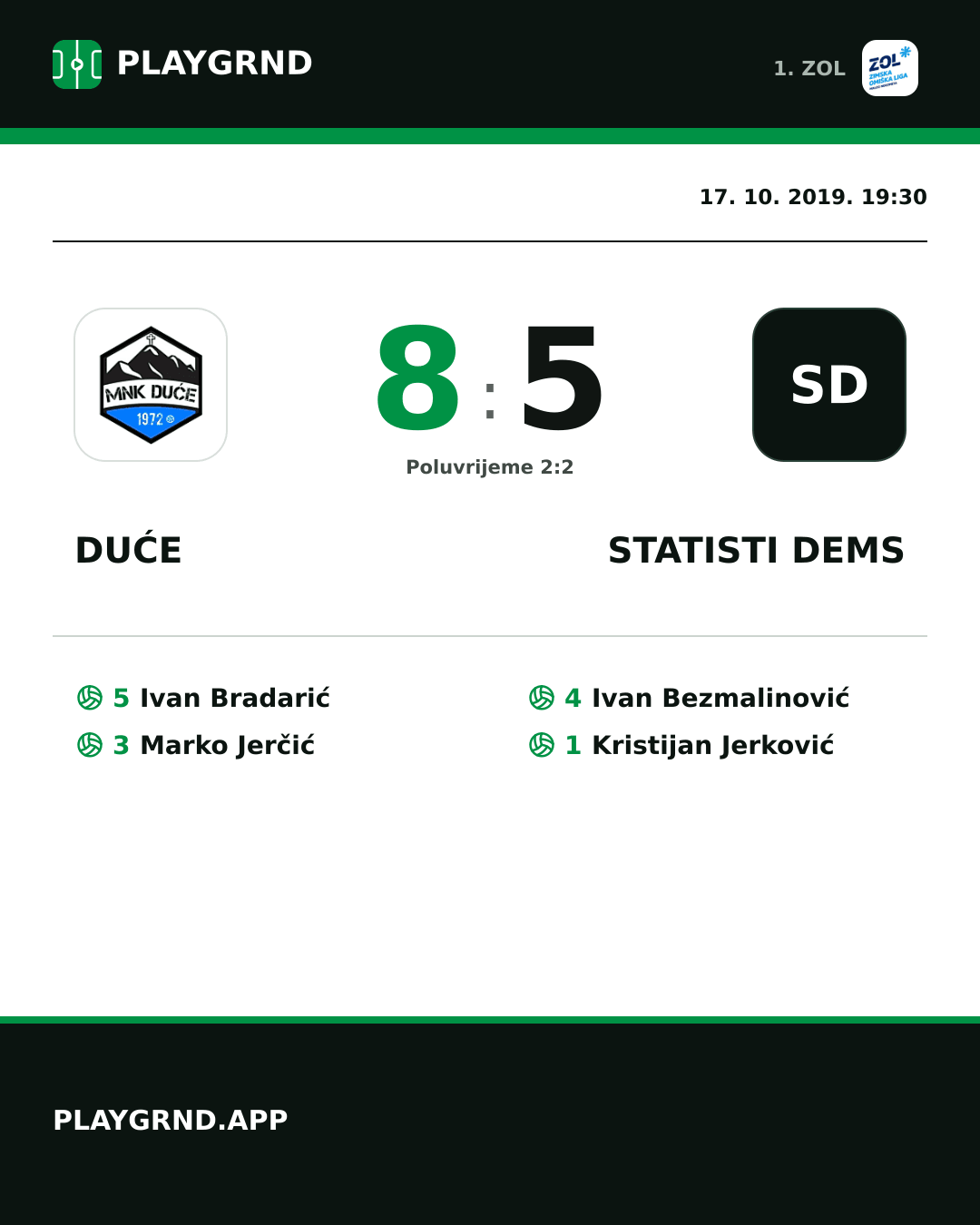 Instagram slika: Duće 8:5 STatisti DEMS