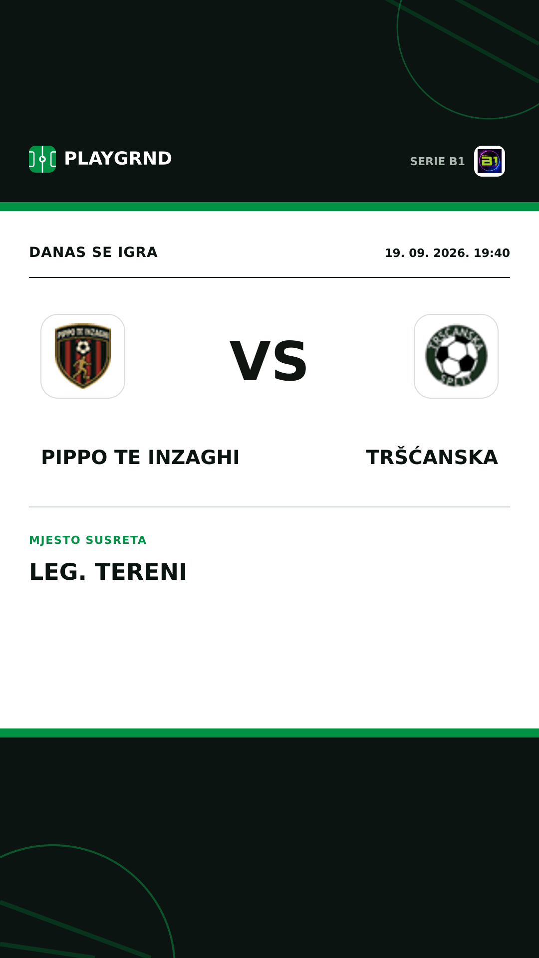 Instagram slika: Pippo TE Inzaghi vs Tršćanska