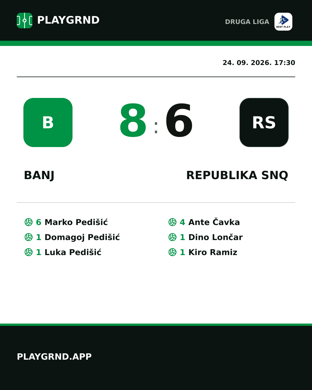 Instagram slika: Banj 8:6 Republika SNQ