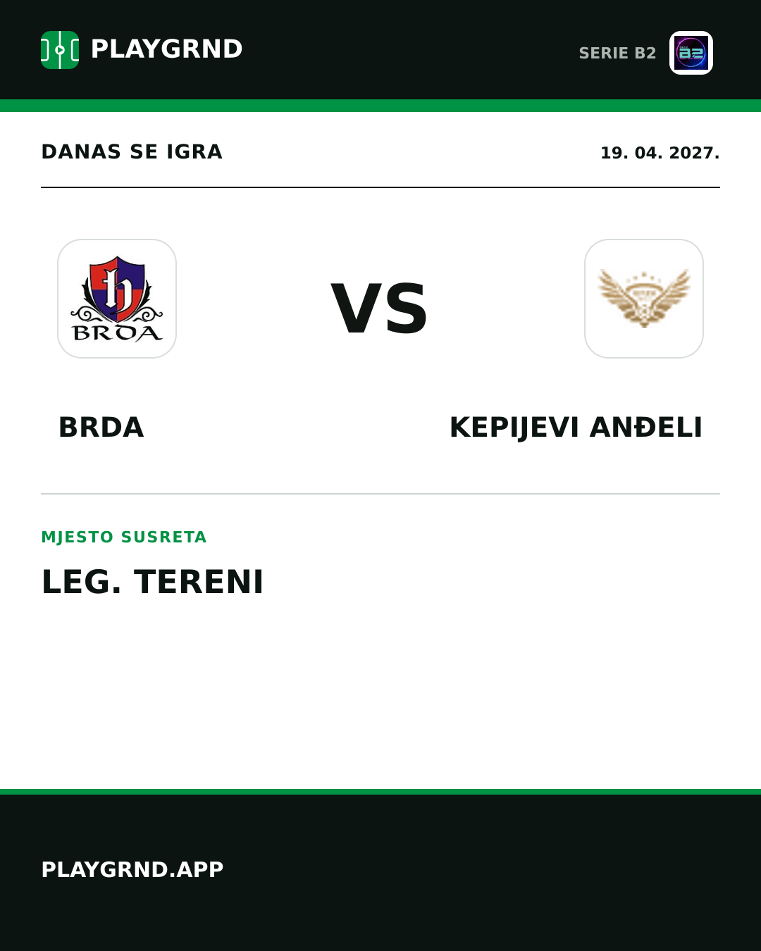 Instagram slika: Brda vs Kepijevi Anđeli