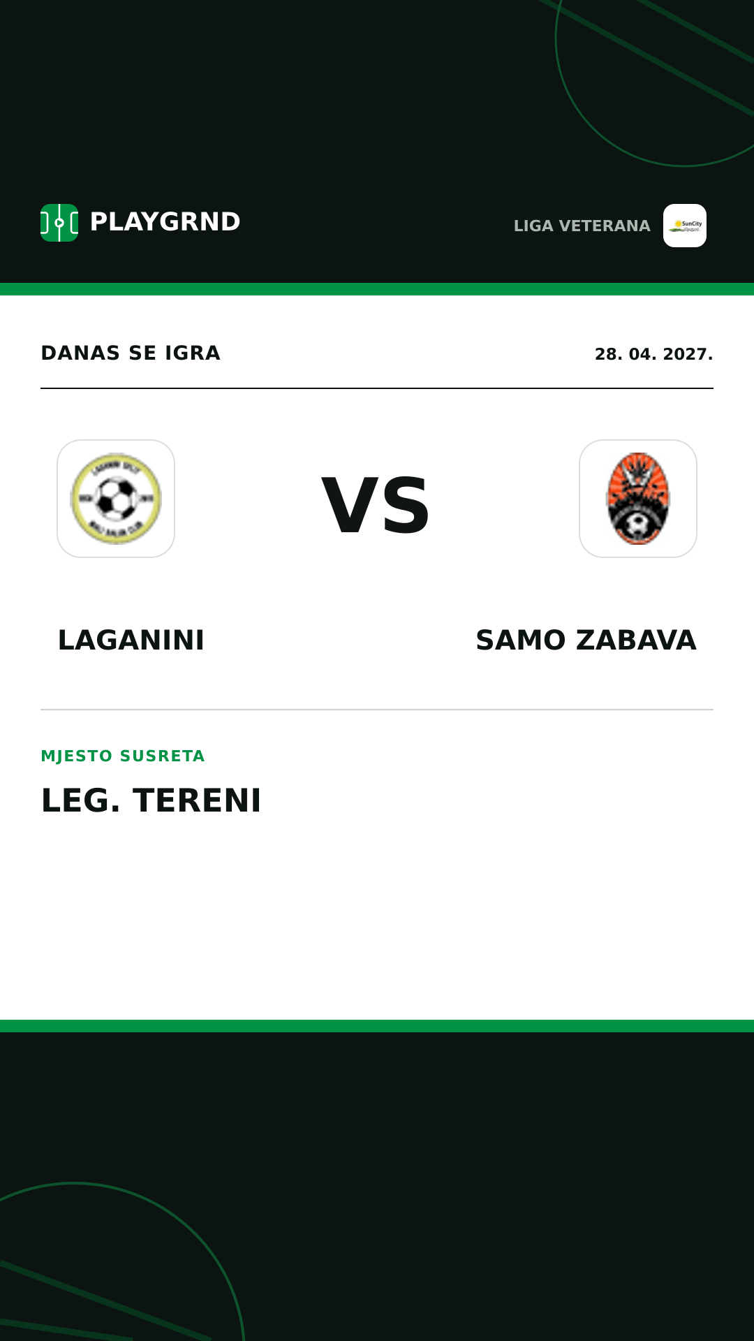 Instagram slika: Laganini vs Samo Zabava