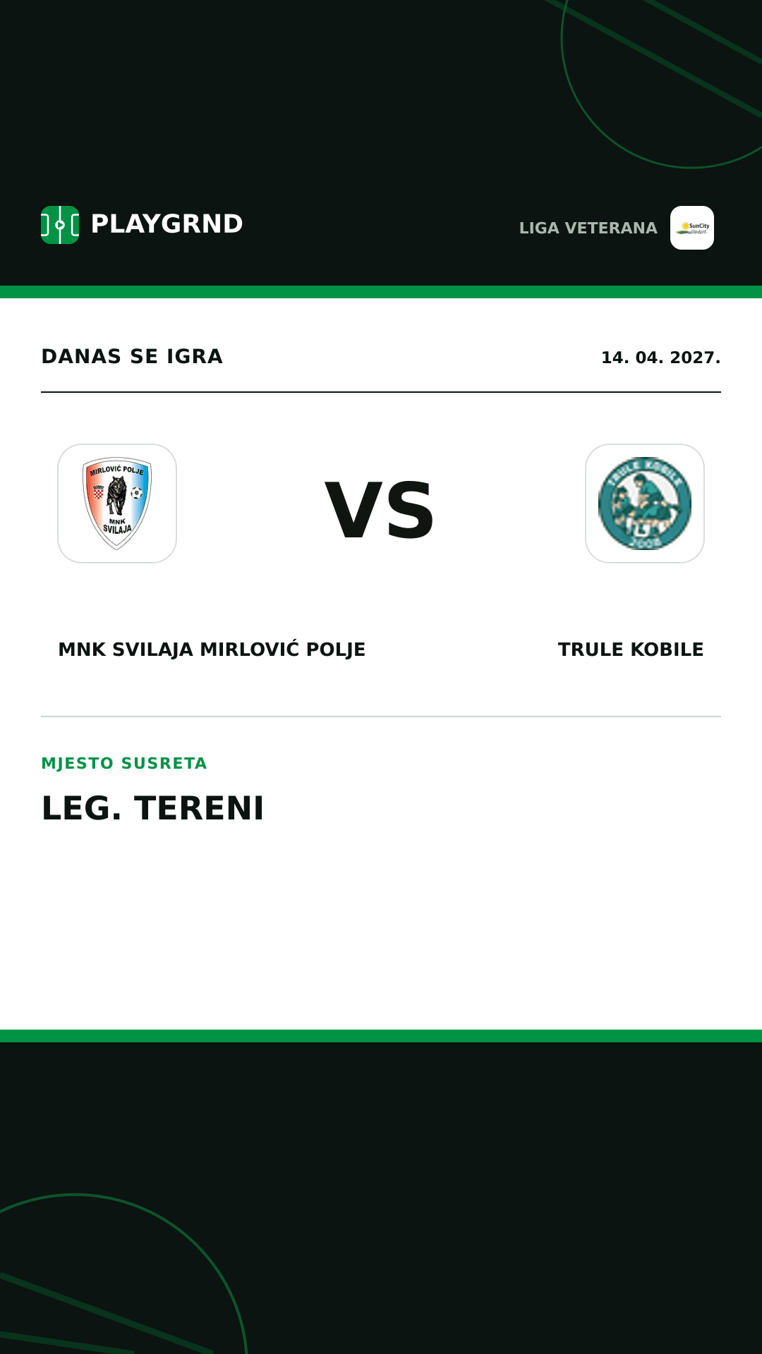 Instagram slika: MNK Svilaja Mirlović Polje vs Trule Kobile