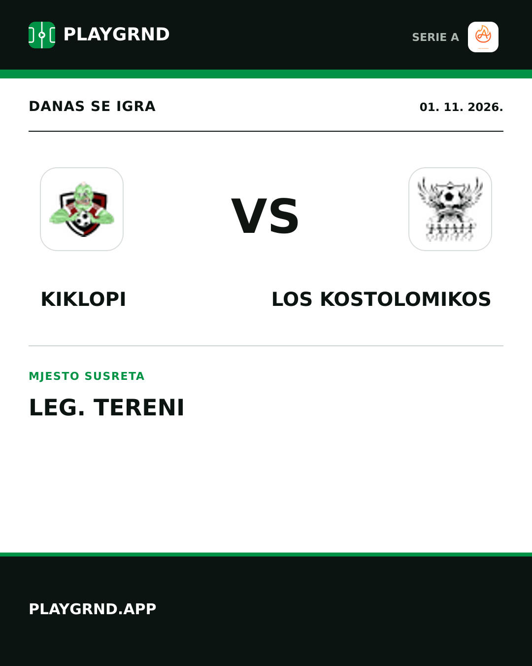 Instagram slika: Kiklopi vs Los Kostolomikos