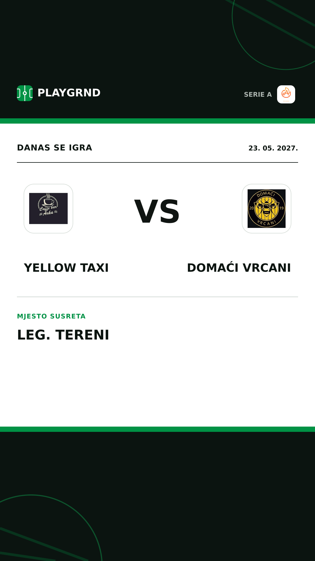 Instagram slika: Yellow Taxi vs Domaći Vrcani