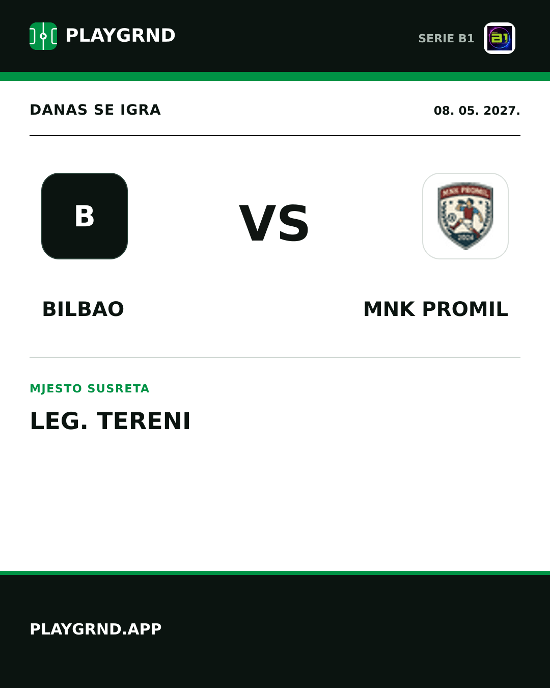 Instagram slika: Bilbao vs Mnk Promil