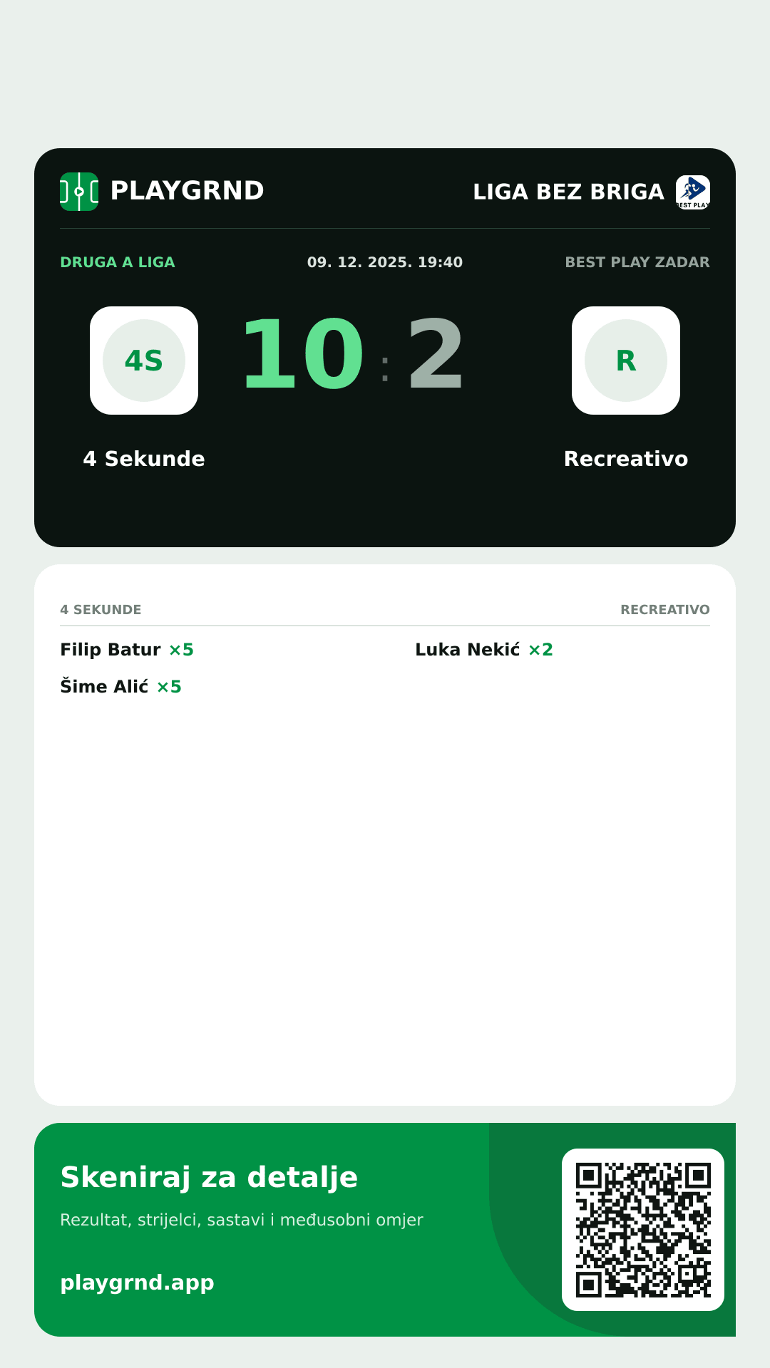 Story image: 4 Sekunde 10:2 Recreativo