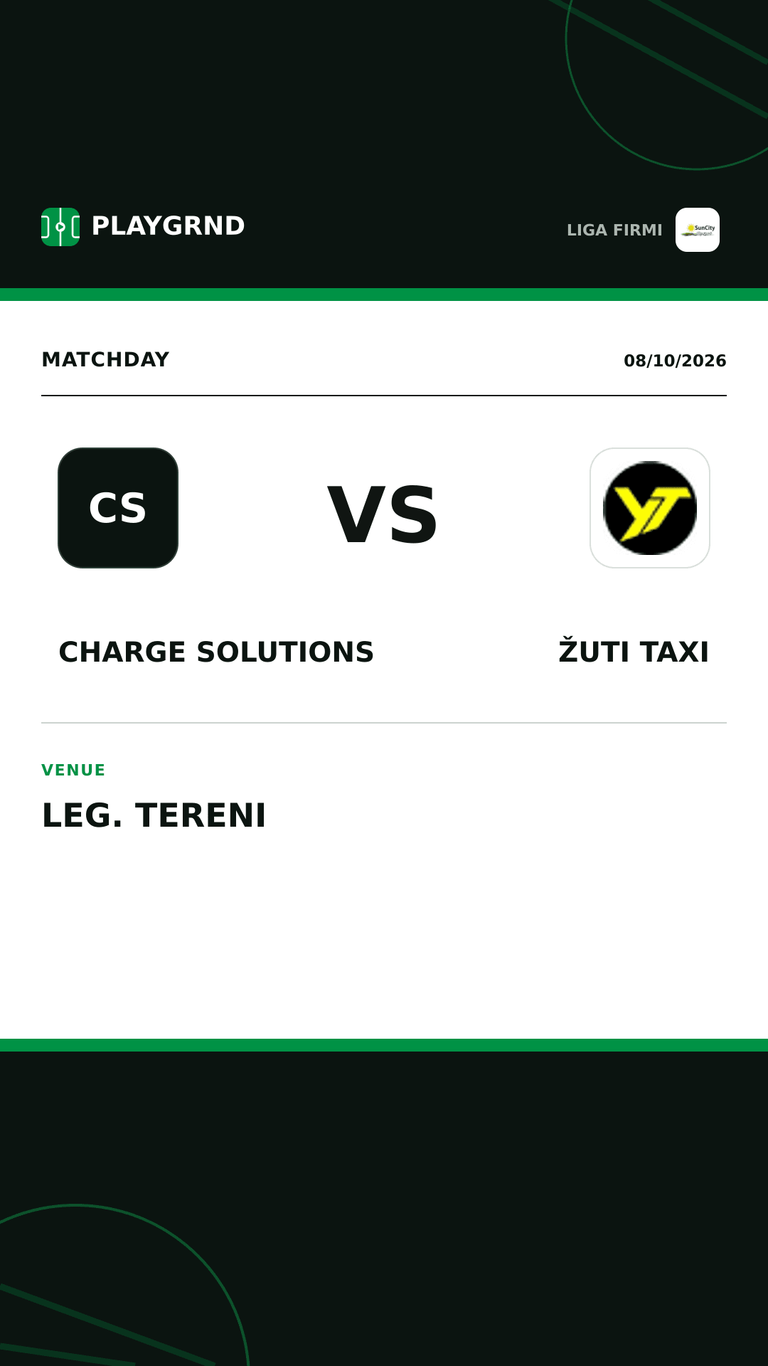 Instagram artwork: Charge Solutions vs Žuti Taxi