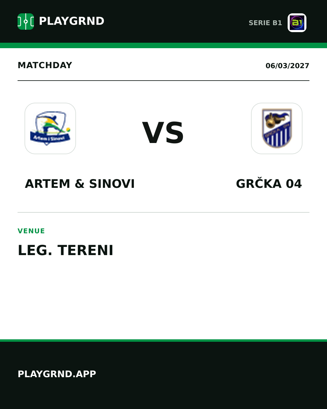 Instagram artwork: Artem & Sinovi vs Grčka 04