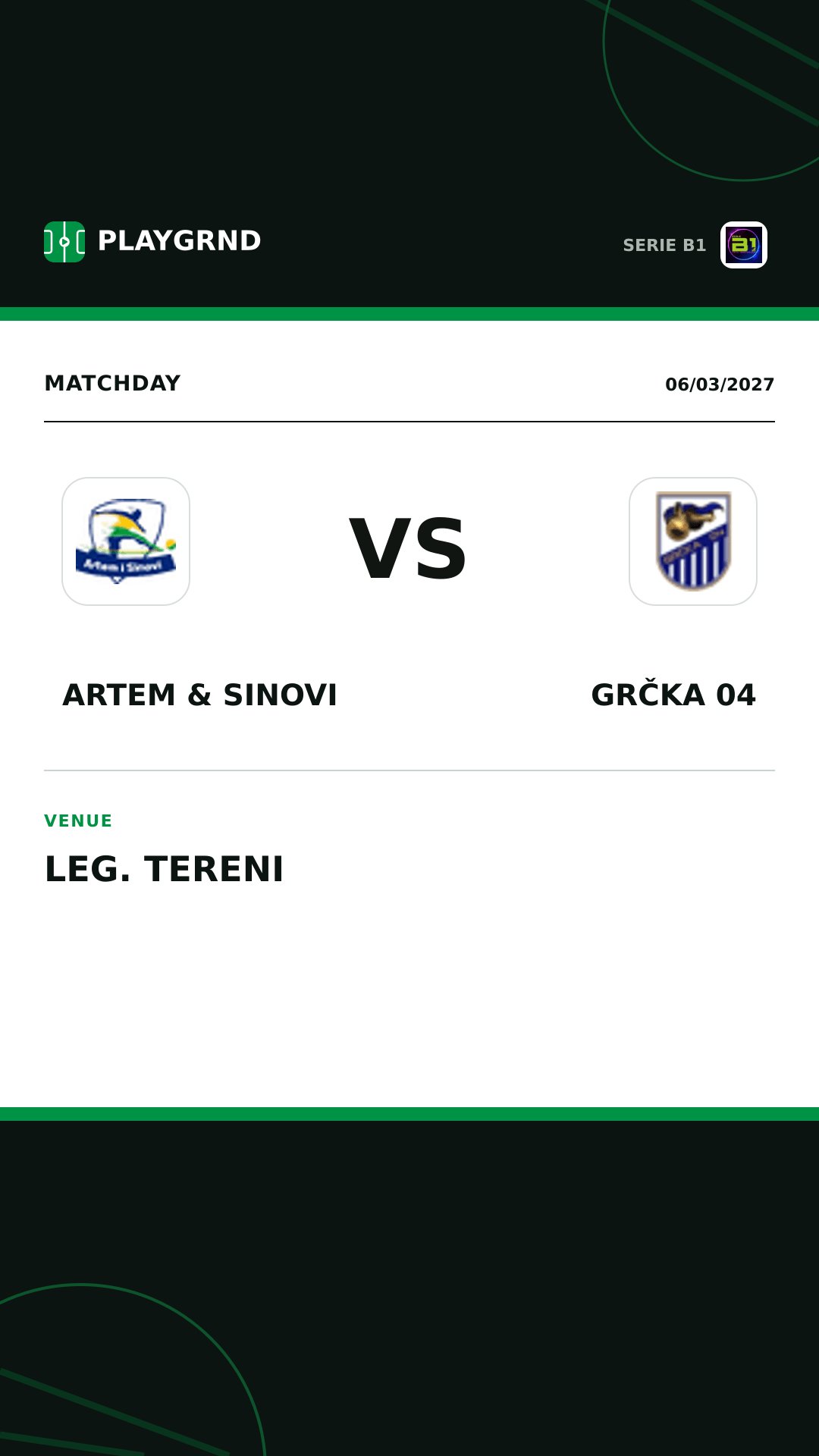 Instagram artwork: Artem & Sinovi vs Grčka 04