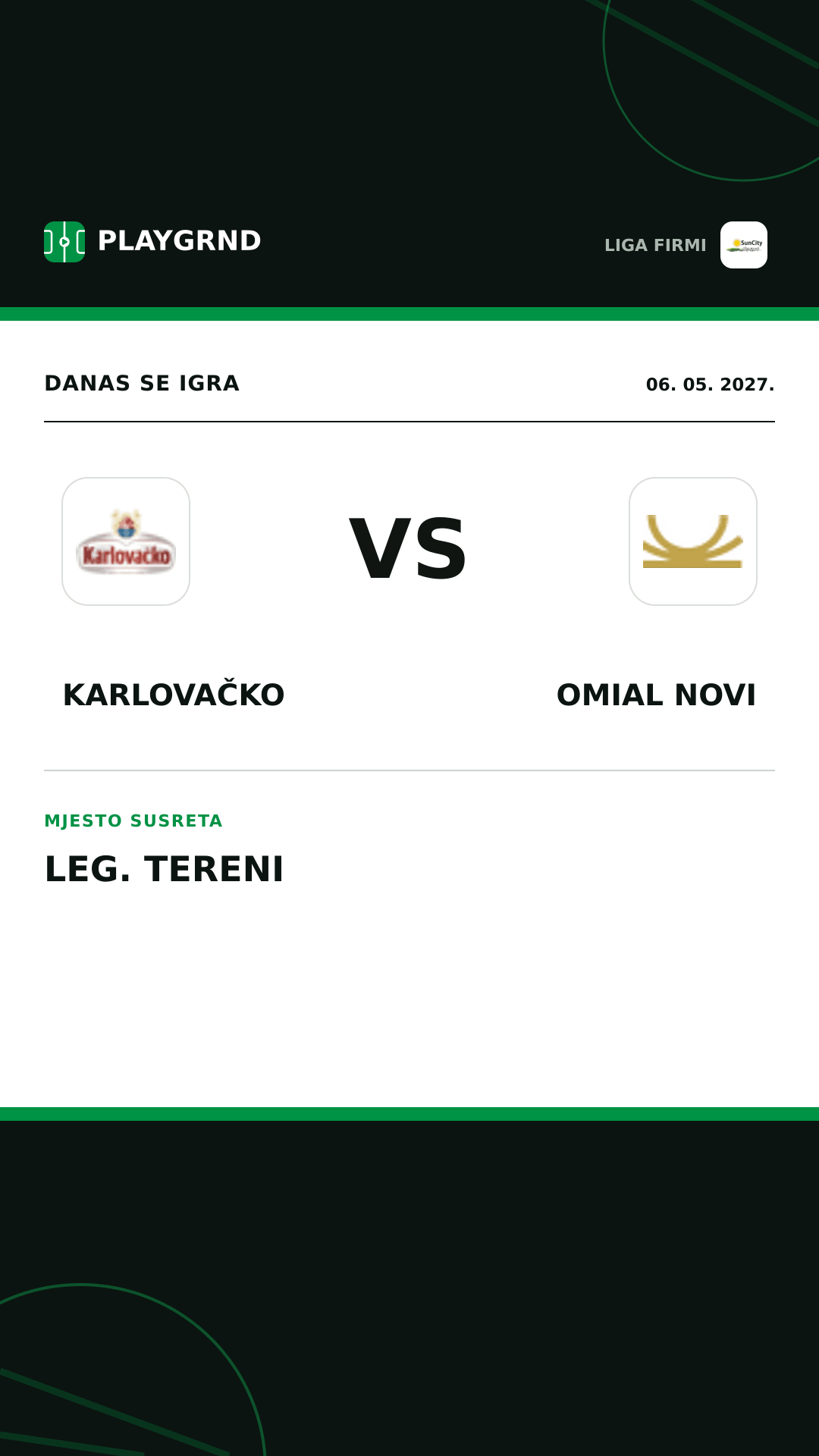 Instagram slika: Karlovačko vs Omial Novi