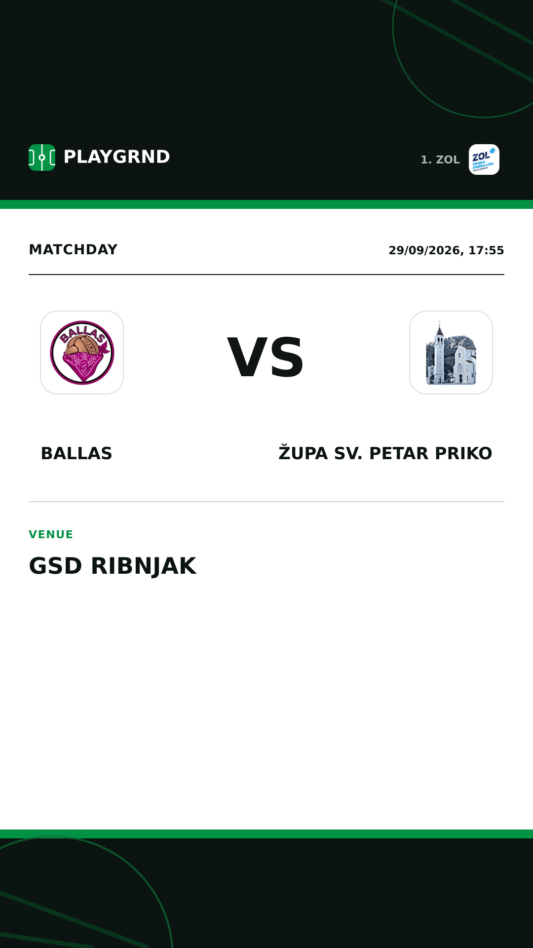 Instagram artwork: Ballas vs Župa Sv. Petar Priko
