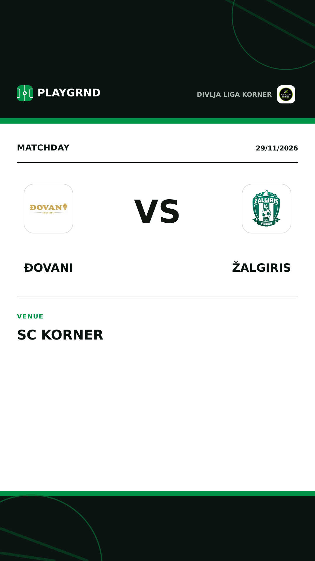 Instagram artwork: Đovani vs Žalgiris