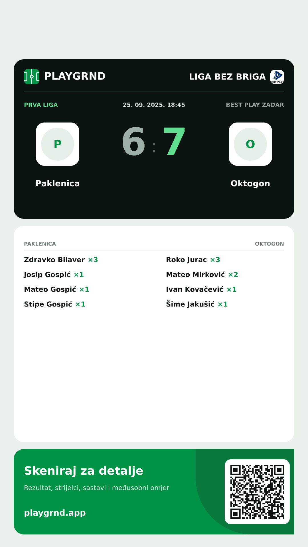 Story slika: Paklenica 6:7 Oktogon
