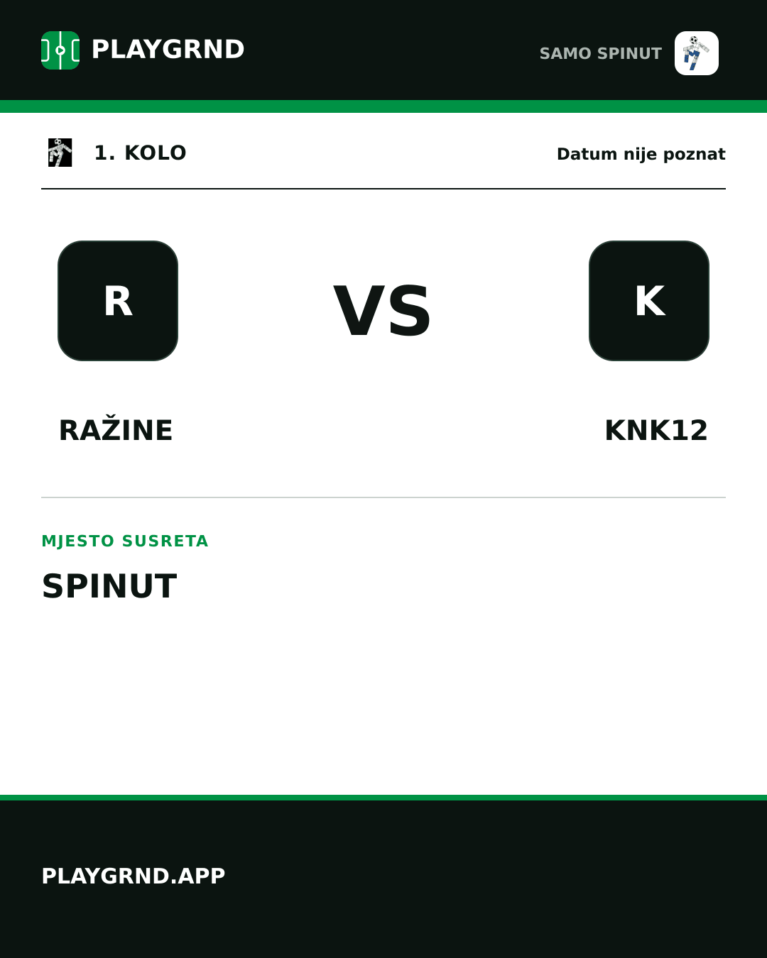 Instagram slika: Ražine vs KNK12