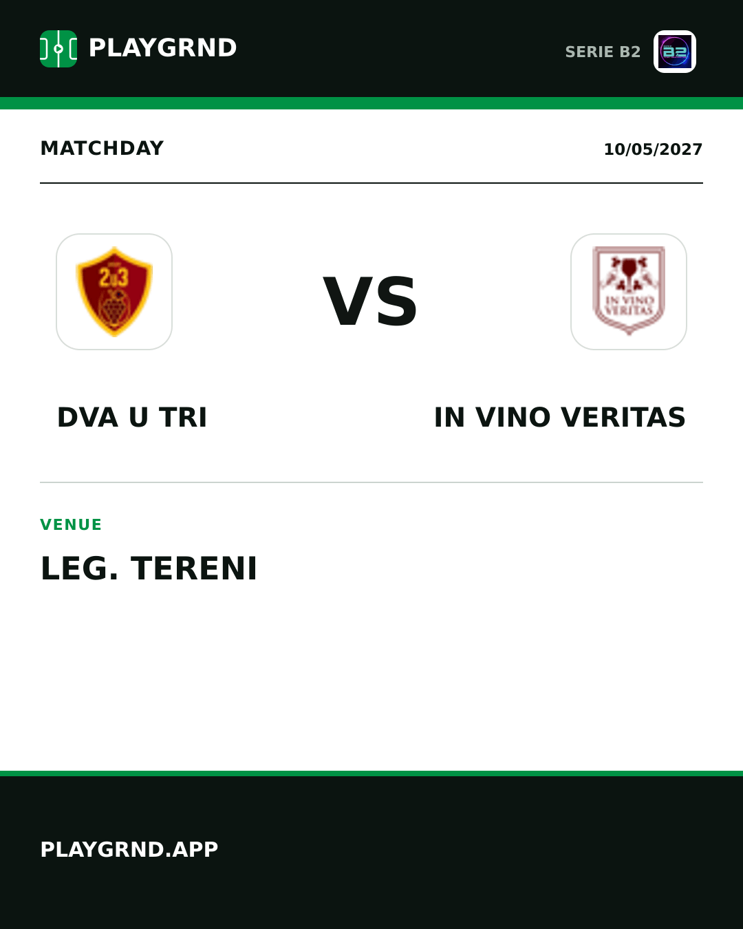 Instagram artwork: Dva U Tri vs IN Vino Veritas