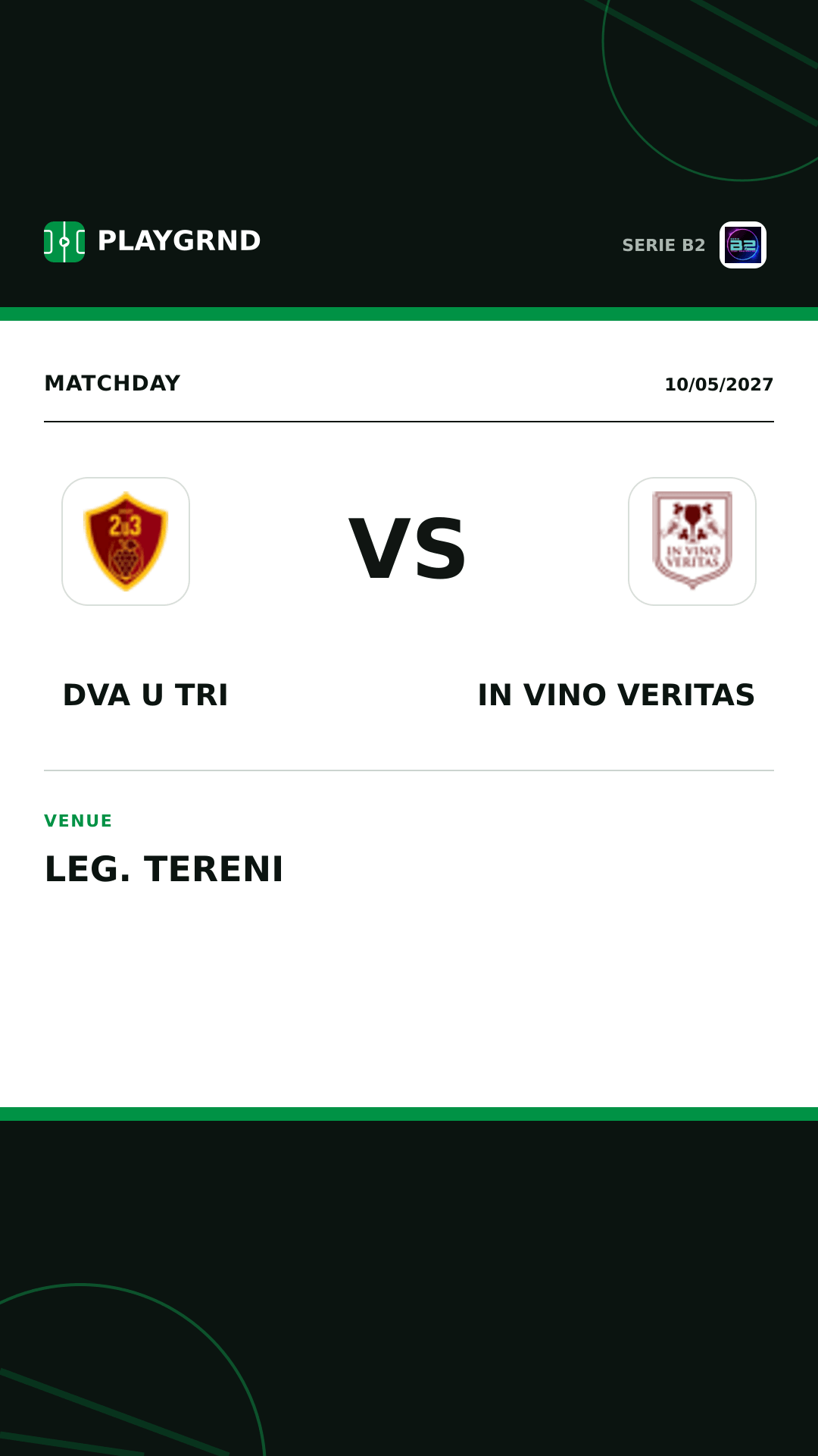 Instagram artwork: Dva U Tri vs IN Vino Veritas