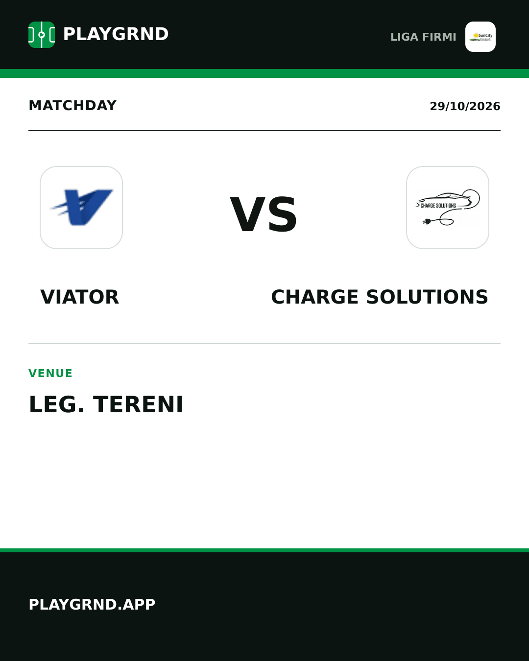 Instagram artwork: Viator vs Charge Solutions